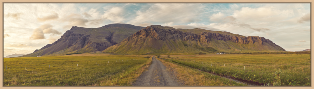 Island Panorama "der Weg"