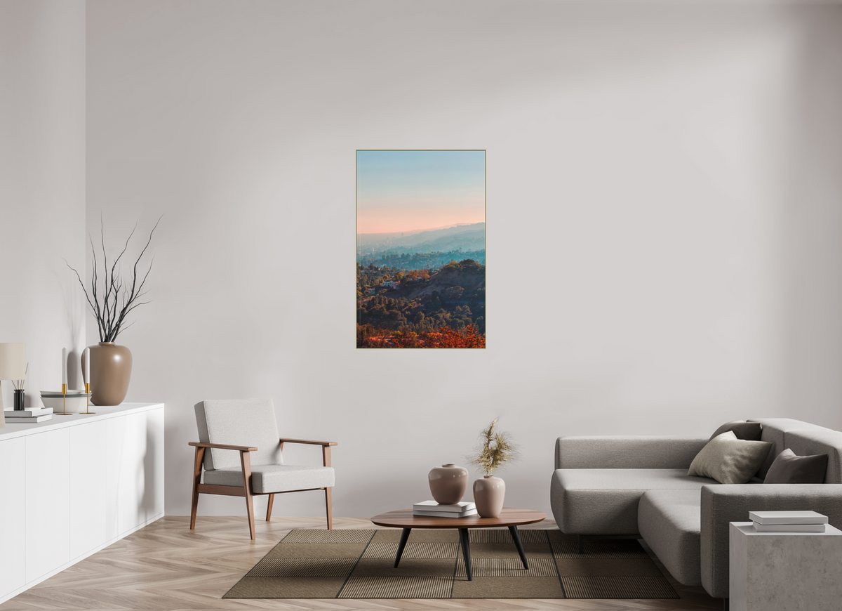 80 x 122,8 cm, ArtBox gold Tiefe 25mm Rahmen 2mm Schattenfuge 4mm Los Feliz - Los Angeles
