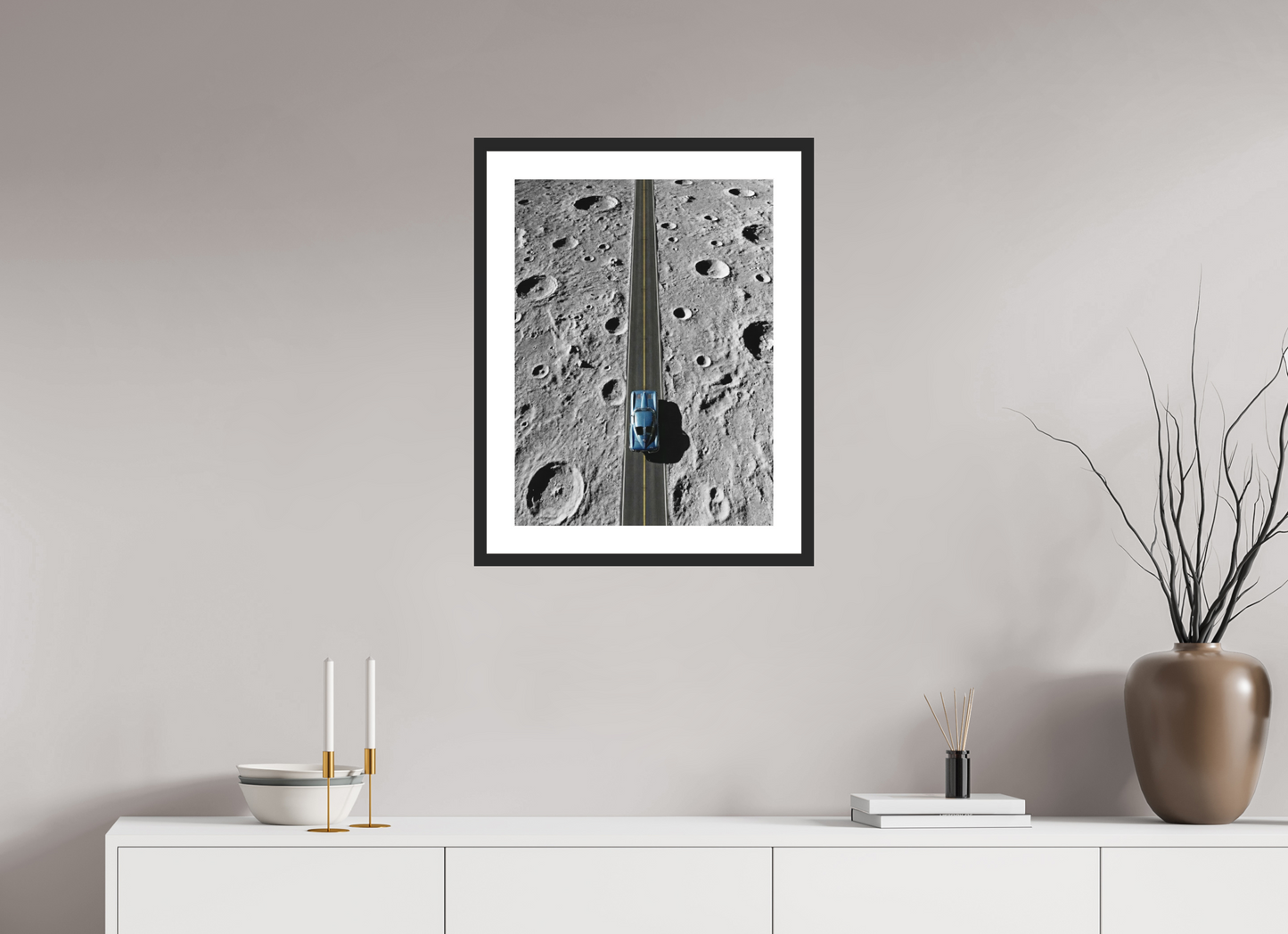 45 x 60 cm, Mooncars Mooncars, Chevrolet Corvette C2