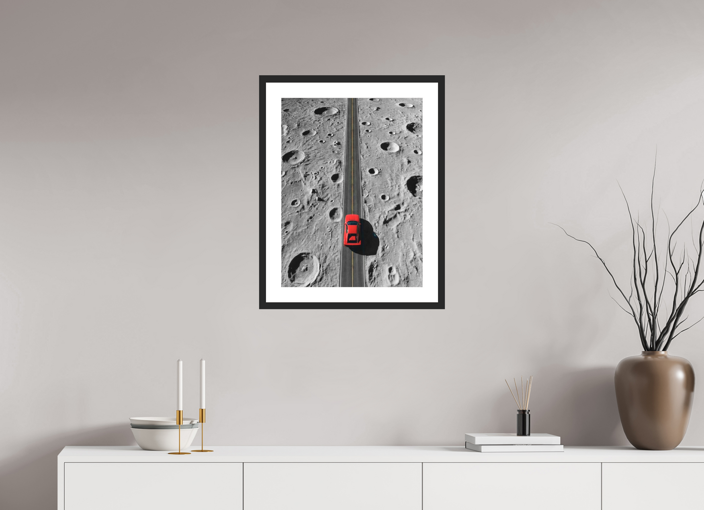 45 x 60 cm, Mooncars Mooncars, Testa Rossa
