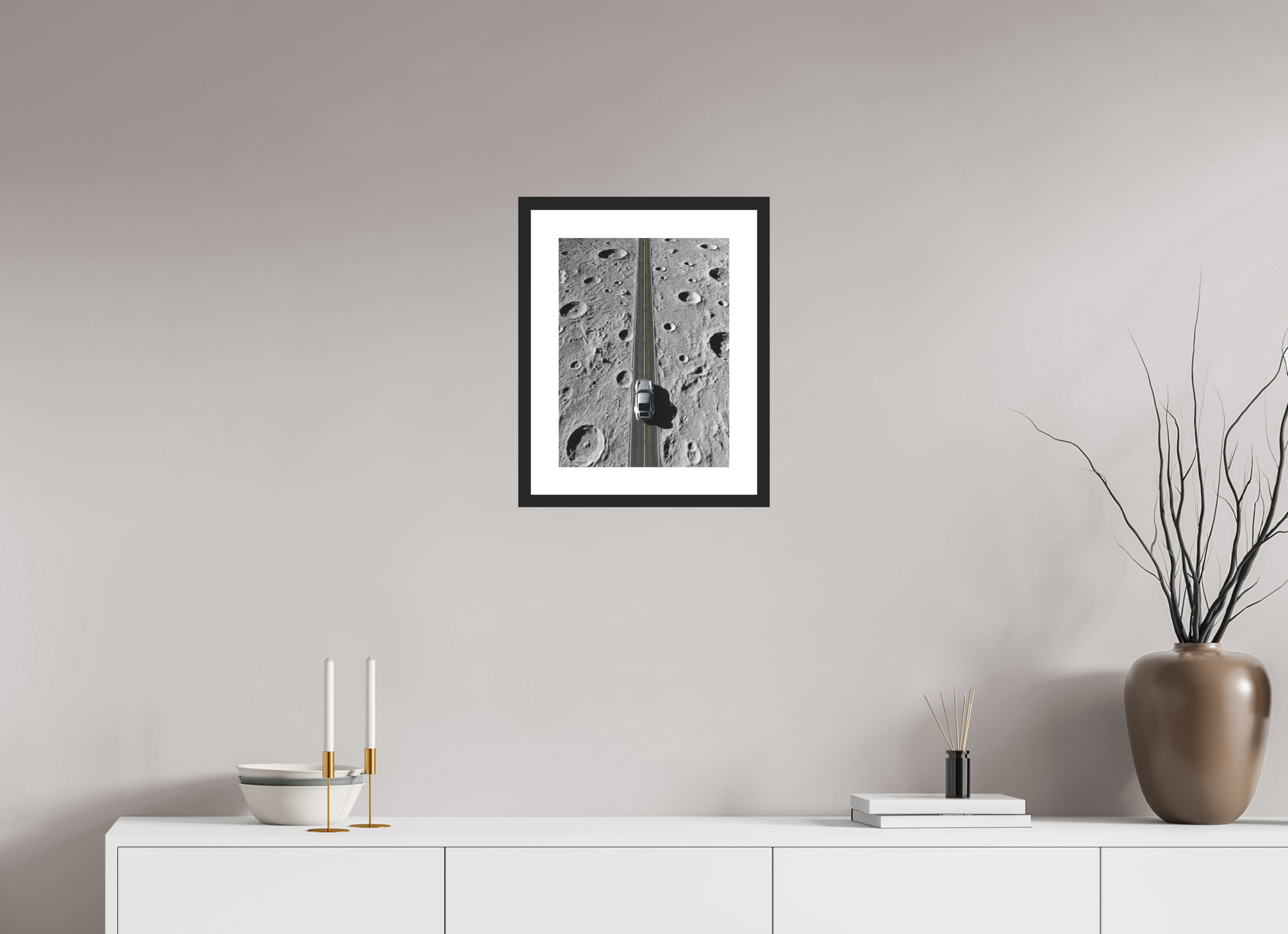 30 x 40 cm, Mooncars Mooncars, Porsche 911 Turbo